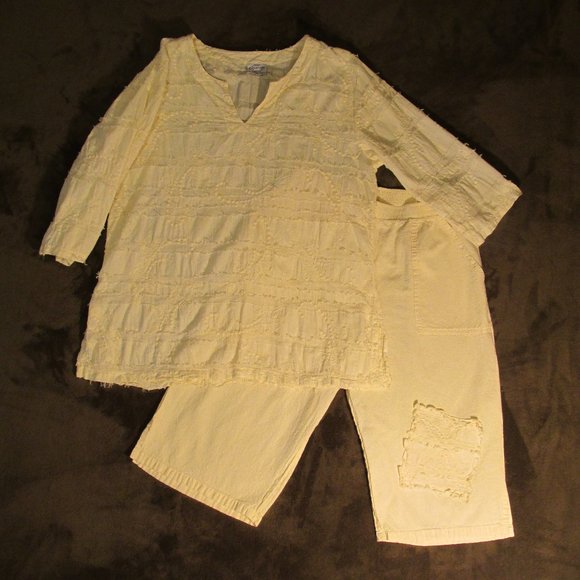 CottonSeed 100% cotton top & pants - Picture 1 of 8